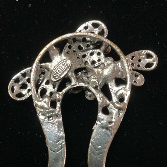 COPY - 2 pc bundle Butterfly dbl prong Hair Pin & Flower basket hair clip Stron… - Picture 11 of 12